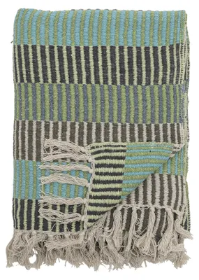 Produktbild von Isnel Decke, Blue, Recycelte Baumwolle