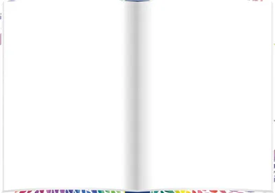 Produktbild von Notizbuch A4 -Aquarell- blanko 96 Blatt Packung mit 4 Stück