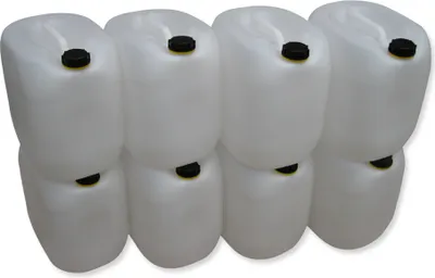 Produktbild von 8 Stück 30 Liter L Kanister Camping & Outdoor Wasserkanister Farbe natur lebensmittelecht dicht