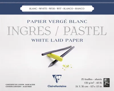 Produktbild von Clairefontaine 3329680964820, Kunstdruckpapierblock, 130 g/m², 25 Blätter