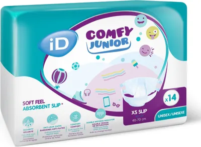 Produktbild von ID Comfy Junior Slip XS Umfang 40-70 cm 14 St