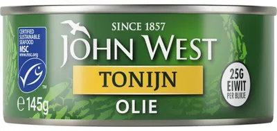 Immagine prodotto di John West Tonijnstukken in Zonnebloemolie 145g - Tonno di alta qualità per insalate e piatti