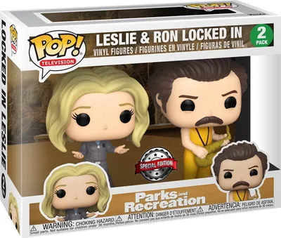 Produktbild von Parks and Recreation - Leslie & Ron Locked in  2 Pack - Funko Pop! - Vinyl Figur