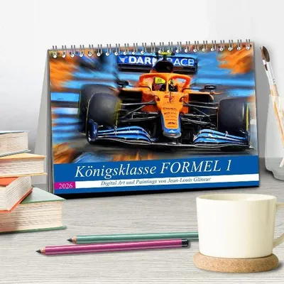 Produktbild von Königsklasse FORMEL 1 (Tischkalender 2026 DIN A5 quer), CALVENDO Monatskalender