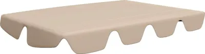 Produktbild von vidaXL Náhradní stříška pro houpačku Hollywood béžová 150/130x105/70 cm