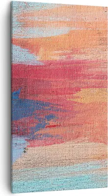 Produktbild von Bild auf Leinwand - Leinwandbild - Einteilig - Die Farben Farben Abstraktion - 45x80cm - Wand Bild - Wanddeko - Wandbilder - Leinwanddruck - Bilder - Wanddekoration - Leinwand bilder - PA45x80-5069
