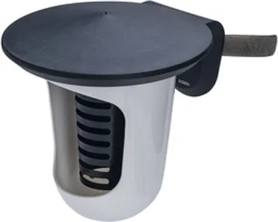 Produktbild von Singing Friend Vogelfutterhalter Multi L: 18,5 cm B: 18,5 cm H: 19 cm grau-weiss