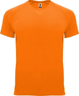 Image de Roly - T-shirt "Bahreïn" pour homme - Sport manches courtes PF4339 (3XL) (Orange fluo)