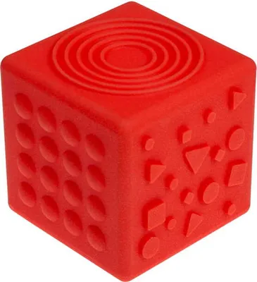 Zdjęcie produktu dla Kostka sensoryczna czerwona - 1 sztuka / Tullo