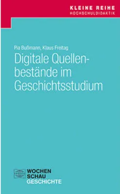 Obrázok produktu pre Digitale Quellenbestände im Geschichtsstudium