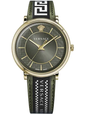 Obrázek produktu pro Versace VE5A01621 V-Circle Greca Edition zlaté zelené černé bílé pánské hodinky NEW