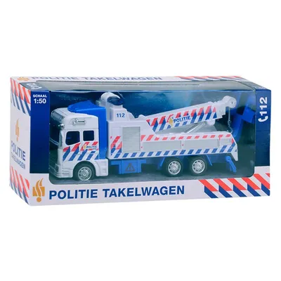 Produktbild von 1-1-2 Pull-Back Police Tow Truck