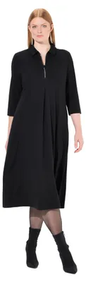 Immagine prodotto di Abito midi da donna Ulla Popken, colore nero, taglia 50+