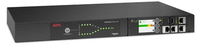 Produktbild von APC NetShelter - Automatisches Netzumschaltgerät (Rack - einbaufähig) - AC 207-253 V - 3700 VA - 1-phasig - USB, Ethernet 10/100/1000 - Ausgangsanschlüsse: 9 - 1U - 2.44 m Schnur - Schwarz