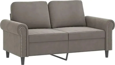 Obrázok produktu pre vidaXL 2-miestna pohovka Light Grey 120 cm Velvet