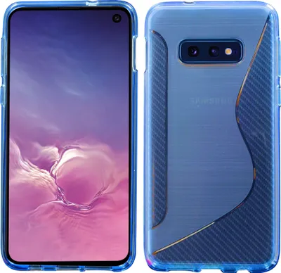 Obrázok produktu pre cofi1453® S-Line Case Bumper kompatibilný so Samsung Galaxy S10e G970F Silikónové puzdro Nárazuvzdorné puzdro na mobilný telefón TPU kryt Blue