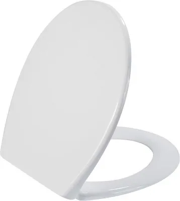Productafbeelding van Toiletbril Wit Universeel zonder Zachte Sluiting