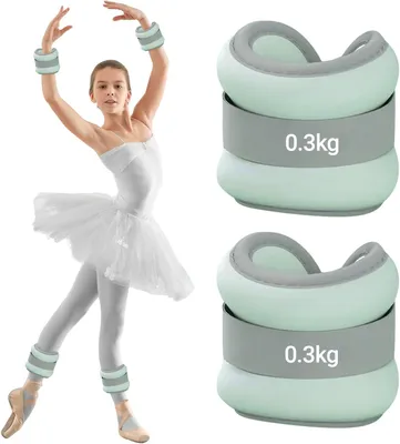 Produktbild von Knöchelgewichte 0.3 kg, 2er Set, verstellbar, für Yoga