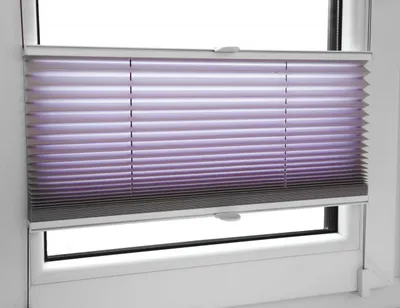 Immagine prodotto di Tenda plissettata pieghevole incl. staffa di fissaggio viola 65x100 cm Tenda veneziana