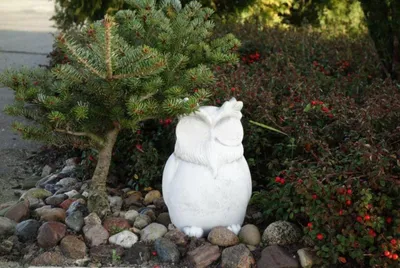 Immagine prodotto di Decorazione da giardino Gufo Terrazza Figure di pietra Figura Decorazione Statua Scultura S103110