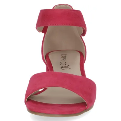 Produktbild von Caprice Damen Sandalette geschlossene Ferse Leder Klettverschluss 9-28212-42, Größe:39 EU, Farbe:Pink