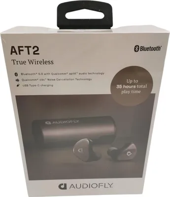 Immagine prodotto di Audiofly AFT2, auricolari in-ear wireless con Bluetooth 5.0, colore grigio