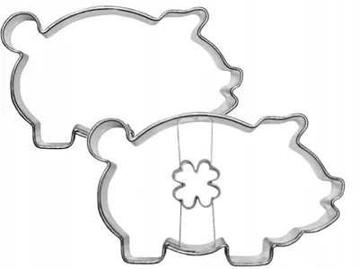 Produktbild von EkoForemki Schwein-Ausstecher 10 cm Kekse Set