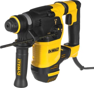 Obrázok produktu pre DeWALT D25333K-QS, SDS Plus, Čierna, Žltá, 3 cm, 1150 ot/min, 3,5 J, 5200 bpm
