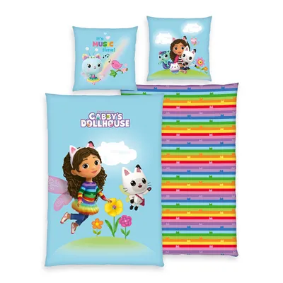 Produktbild von Gabby's Dollhouse Bettwäsche