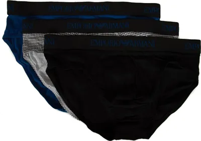 Immagine prodotto di Confezione 3 slip mutanda uomo tripack EMPORIO ARMANI articolo 111624 8A722, M, Cotone 100%