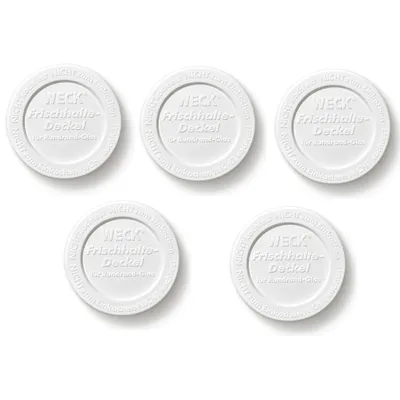 Zdjęcie produktu dla WECK pokrywki do konserwowania słoików / butelek 40mm x5 sztuk KEEP FRESH