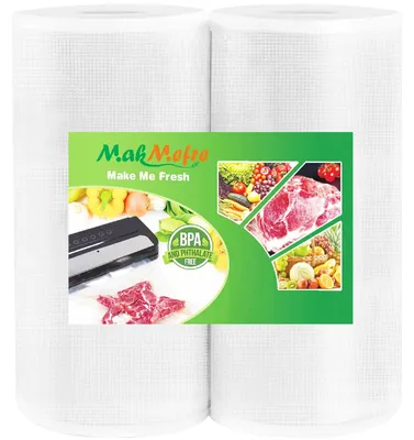 Immagine prodotto di Rotolo sottovuoto per alimenti - 20 x 1500 cm - 2 rotoli - Senza BPA