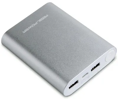 Immagine prodotto di Realpower 176634 Powerbank Realpower PB12000 Type C silver, Quick Charge2.0