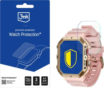 Produktbild von 3mk Display Hybridglas Watch Protection für Rubicon RNCF28 - 3mk Watch Protection FlexibleGlass 0,2mm (3 Stück)