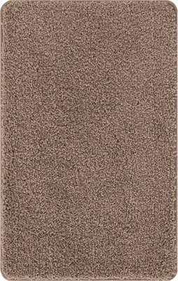 Produktbild von Badevorleger rechteckig Braun 50x80 cm Polypropylen rutschfest, Badematten DesignMöbel Neu