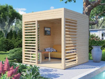 Produktbild von Pavillon Garten-Lounge 1 19 mm natur