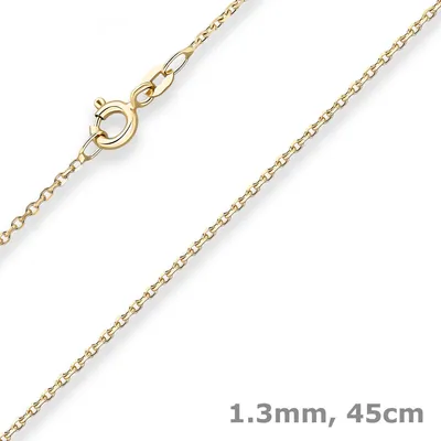 1-3mm-Ankerkette-diamantiert-aus-585-Gelbgold-45cm
