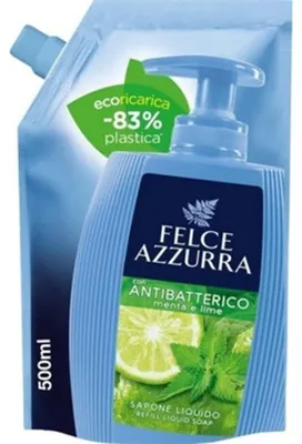 Zdjęcie produktu dla Felce Azzurra, Mydło w płynie Mint & Lime, 500 ml