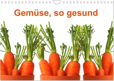 Produktbild von Gemüse, so gesund (Wandkalender 2025 DIN A4 quer), CALVENDO Monatskalender