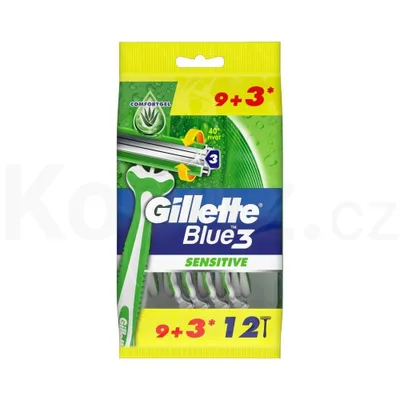 Immagine prodotto di Gillette Blue 3 Sensitive rasoi usa e getta 12 pz