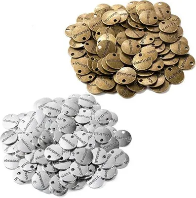Immagine prodotto di Bottoni in metallo, accessori per gioielli, 200 pezzi