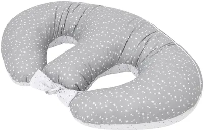 Image de Bellochi Coussin d'Allaitement Jumeaux Ergonomique | 100% Coton | Soutien Lombaire et Soulagement des Bras | 100x57 cm