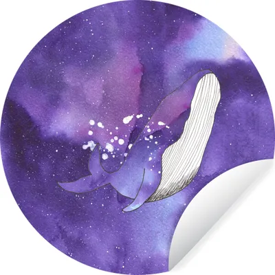 Produktbild von MuchoWow® - Mauerkreis - Wand Bilder - Wandsticker - Wohnzimmer Dekoration - Dekoration für die Wände - Aluminium - Babyzimmer