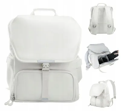 Imagen del producto de Mochila fotográfica K&F KF13.215 de 18 litros para cámara, videocámara, portátil, dron / KF13.215 / Color crema