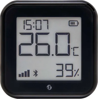 Produktbild von Czujnik temperatury i wilgotności WiFi Shelly H&T Gen3 (czarny)