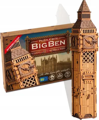 Image de WOODEN CITY 3D-Holzpuzzle Escape Puzzlebox : Big Ben 269 dlks