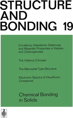 Produktbild von Chemical Bonding in Solids