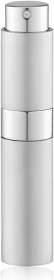 Obrázok produktu pre Náplňový parfumový atomizér 10 ml, prenosná parfumová fľaša, opakovane použiteľná sprejová fľaša, strieborná
