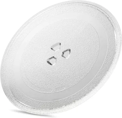 Image de Plaque tournante en verre, diamètre 245 mm, avec 3 supports, pour micro-ondes