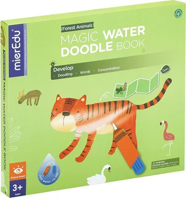 Immagine prodotto di Libro magico da colorare ad acqua - animali della foresta